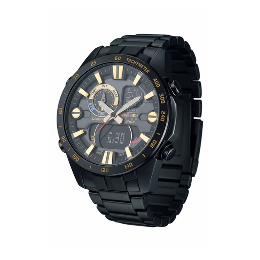 Edifice Analógico-Digital Dorado de Mujer EFV-C120L-8A