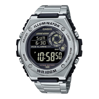 Casio Analógico-Digital Azul de Hombre AMW-880D-3A