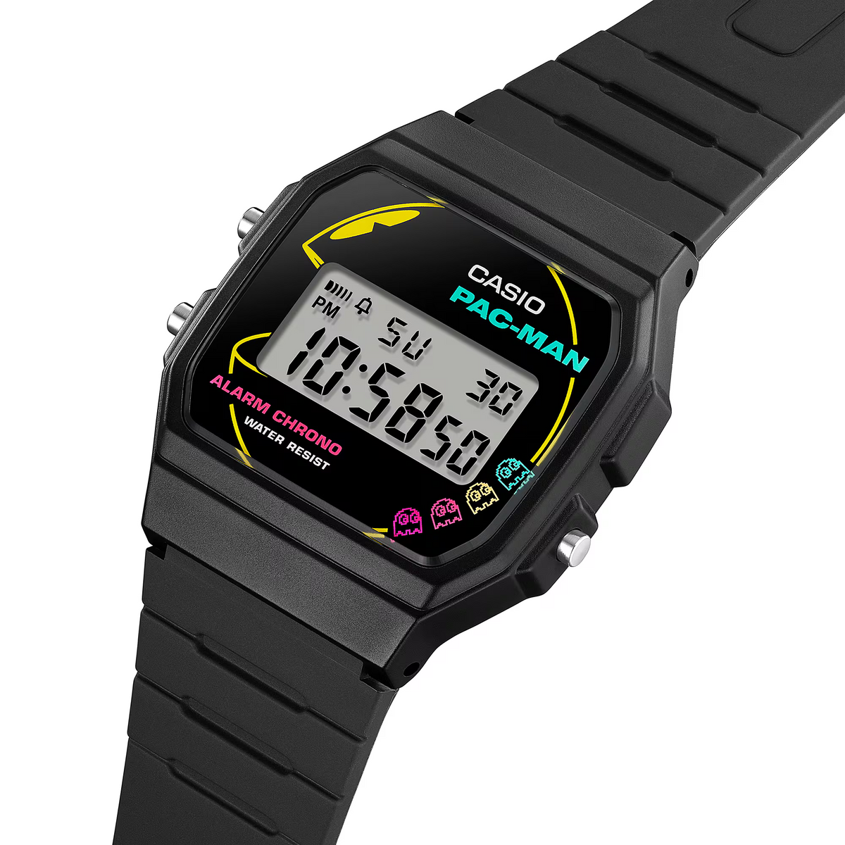 Reloj Digital Digital Vintage Edición PAC-MAN Juvenil Negro de Hombre - Attenza Panamá