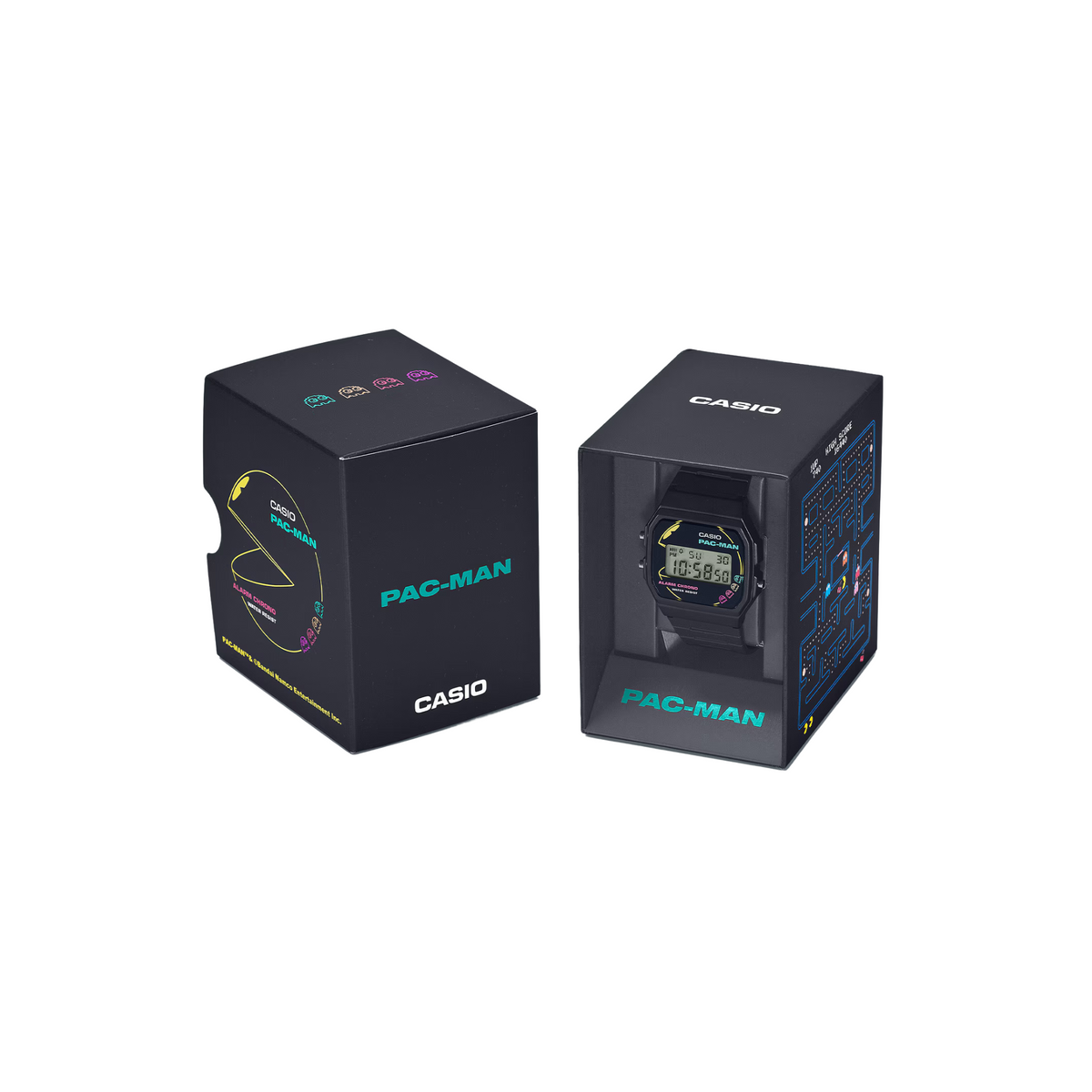 Reloj Digital Digital Vintage Edición PAC-MAN Juvenil Negro de Hombre - Attenza Panamá
