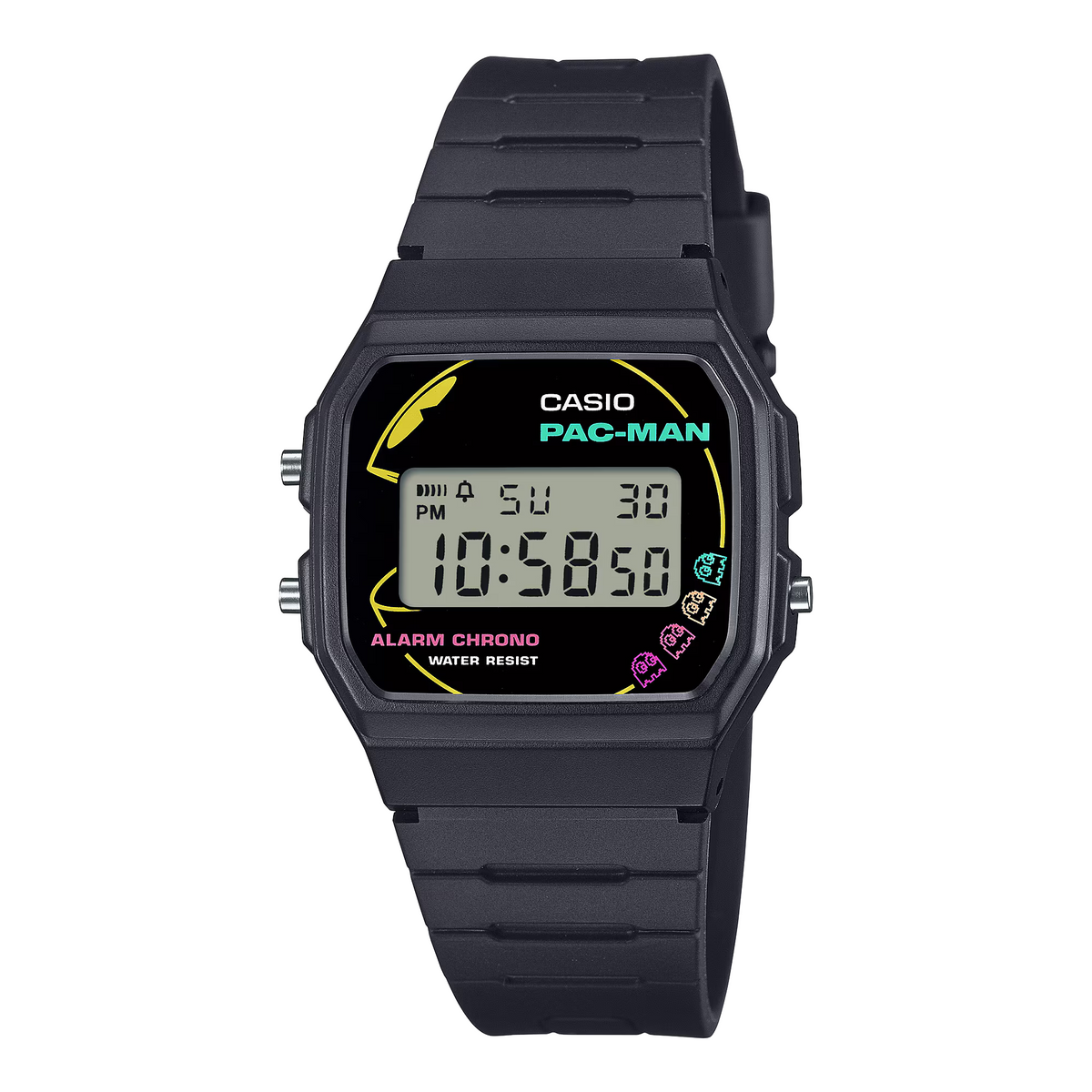 Reloj Digital Digital Vintage Edición PAC-MAN Juvenil Negro de Hombre - Attenza Panamá
