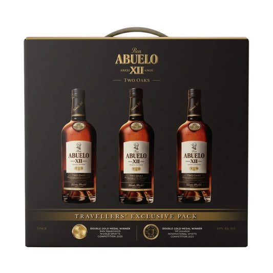 Ron Abuelo XII Two Oaks (3X750 ml.) - Attenza Panamá
