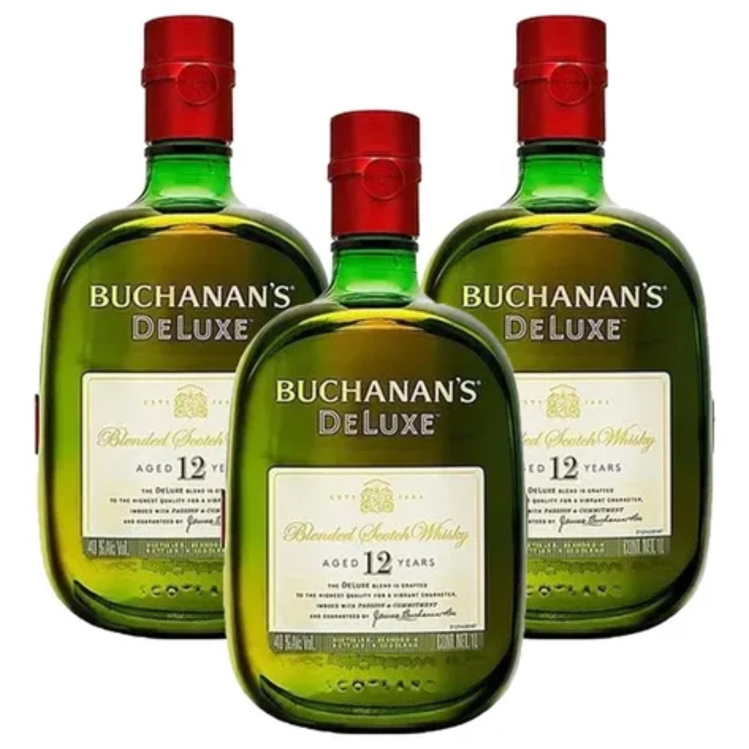 Buchanan's Deluxe Aged 12 Years Blended Scotch Whisky (3X1000ml.) - Attenza.net