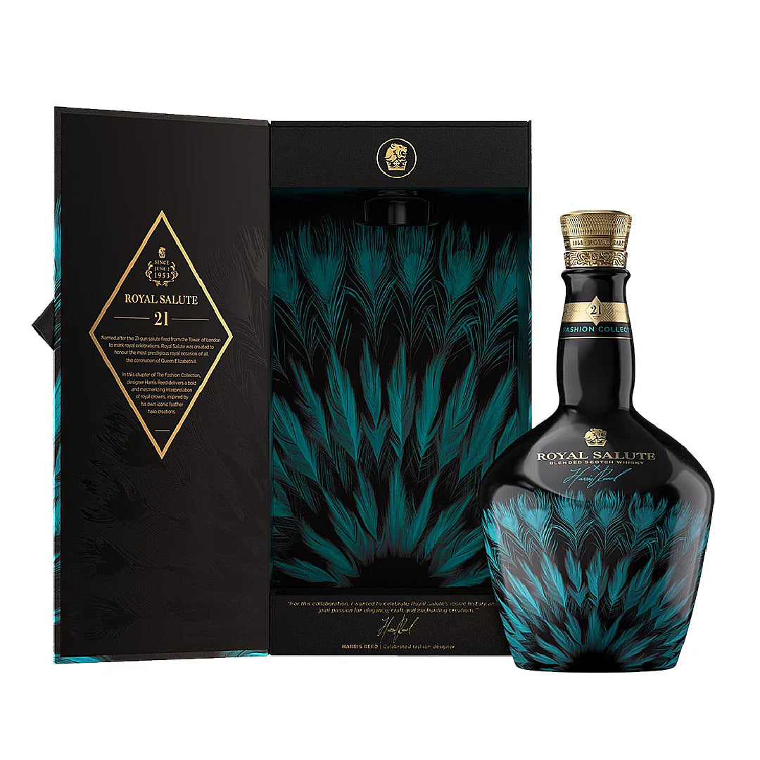 Royal Salute 21 years old Blended Malt Scotch Whisky Harris Reed Edition - Attenza.net