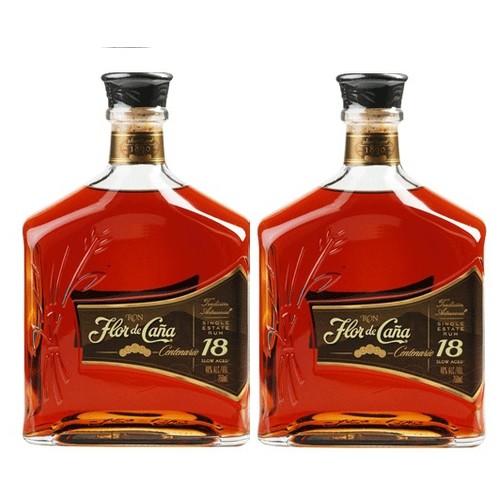 Flor De Caña Centenario Gold 18 Años - 2 pack - Attenza.net