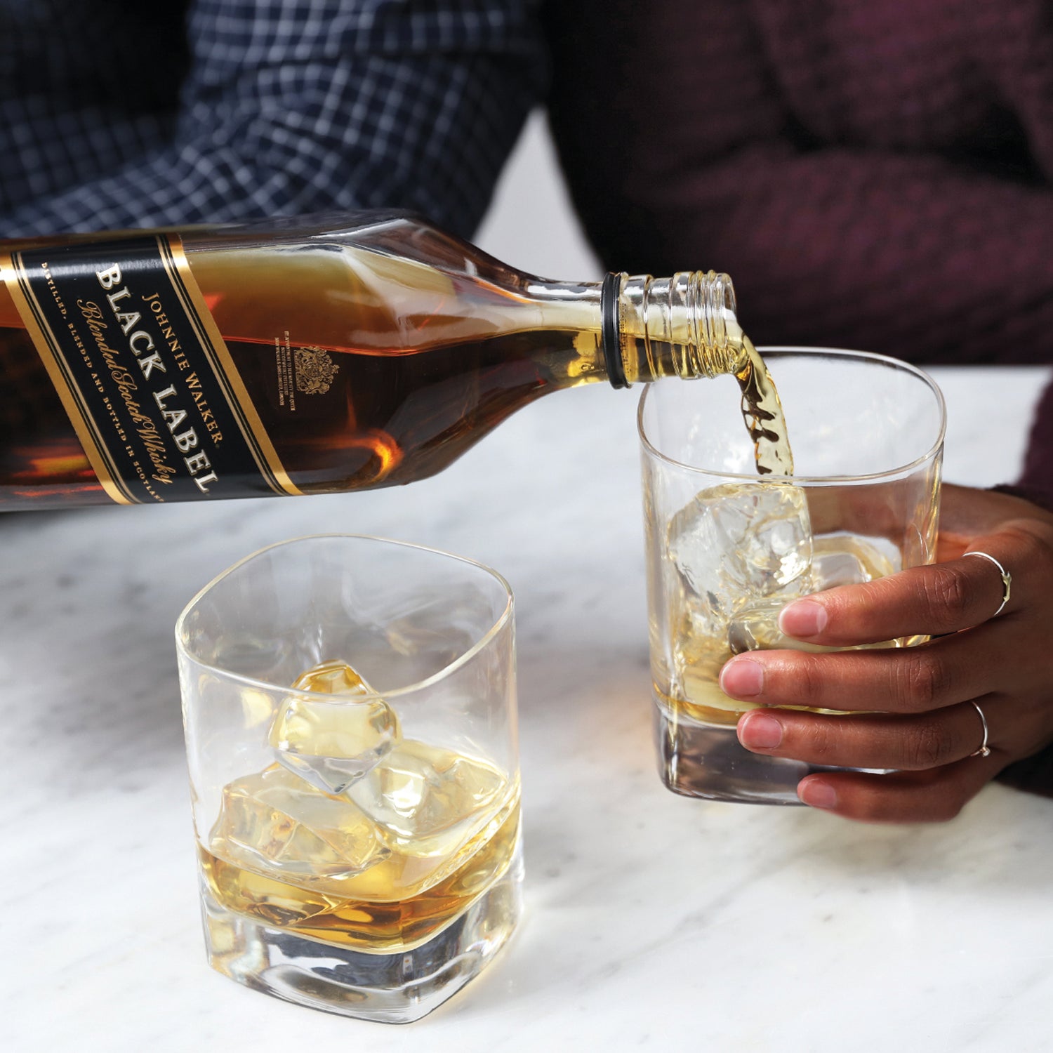 BOTAN BlackLabel ＋クリオネ BlackLabel セット Johnnie Walker Black Label Aged 12 Years Blended Scotch Whisky
