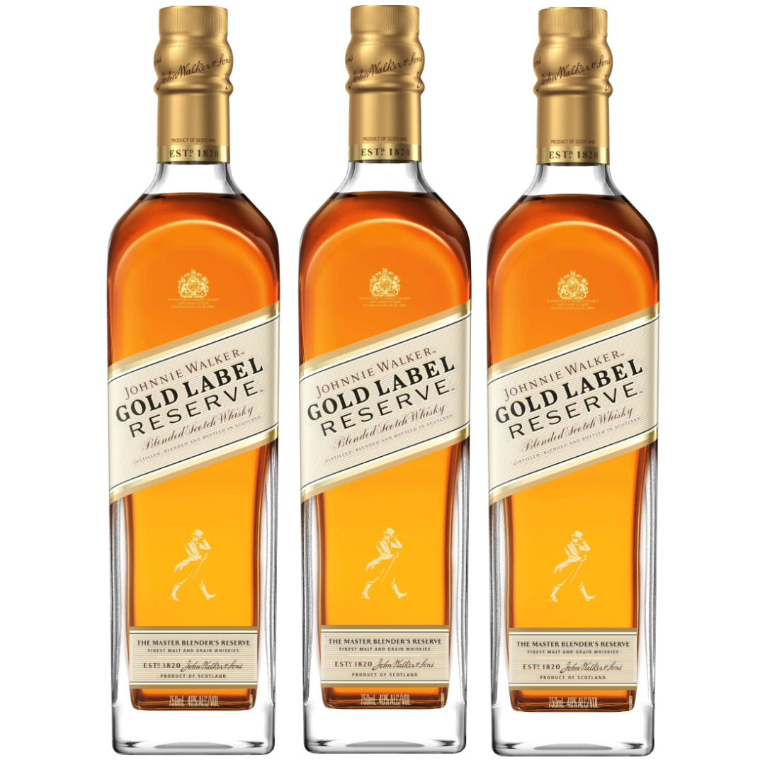 Johnnie Walker Gold Label Reserve Blended Scotch Whisky (3X1000ml.) - Attenza.net
