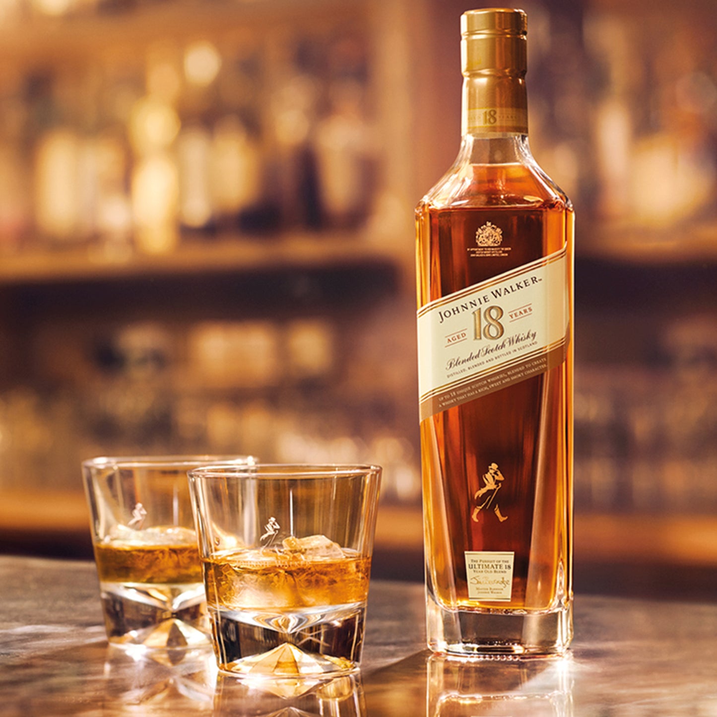 Johnnie Walker Aged 18 Years Blended Scotch Whisky - Attenza.net