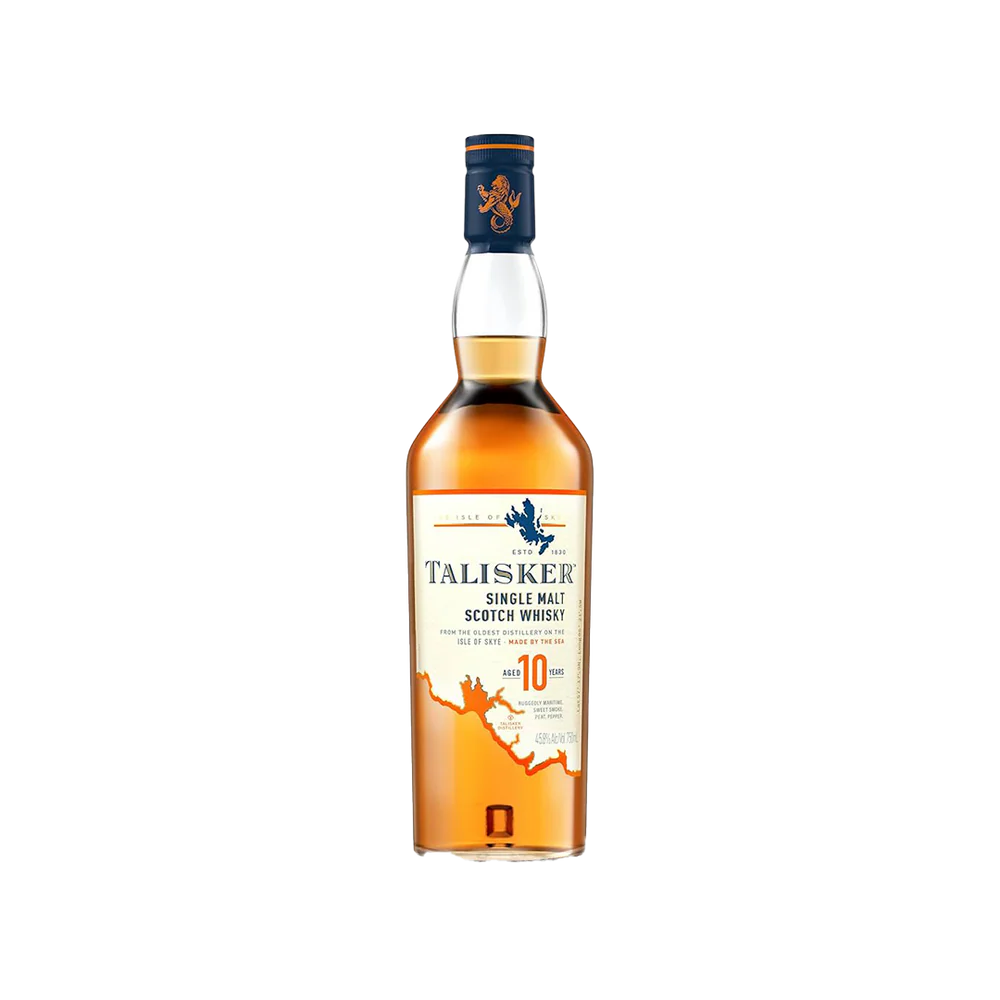 Talisker 10 Year Old Single Malt Scotch Whisky - Attenza.net