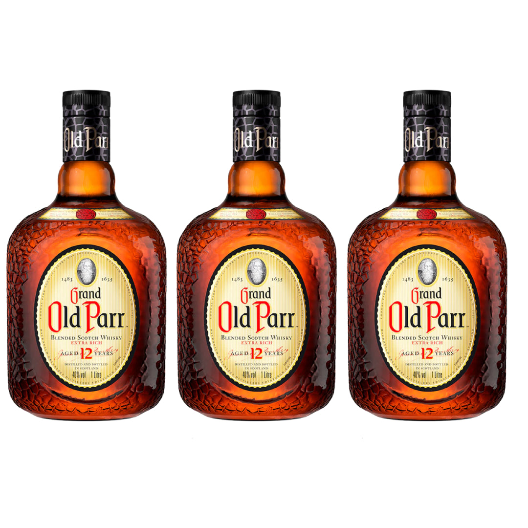 Old Parr Aged 12 Year Old Blended Scotch Whisky (3X1000ml.) - Attenza.net