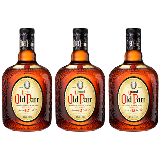 Old Parr Aged 12 Year Old Blended Scotch Whisky (3X1000ml.) - Attenza.net