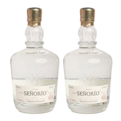 Mezcal El Señorio Abocado con Gusano