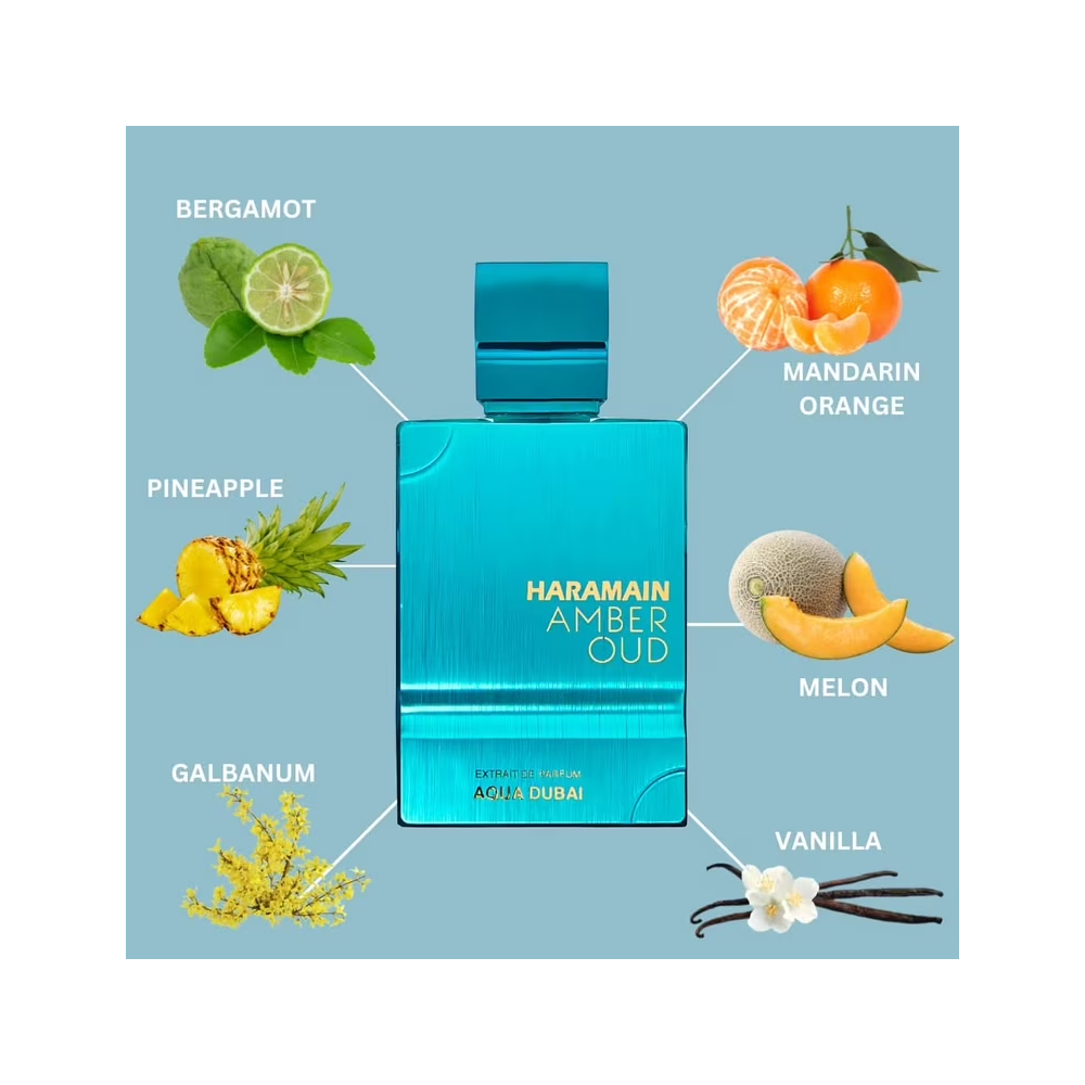 Haramain Amber Oud Aqua DubaI Extrait De Parfum