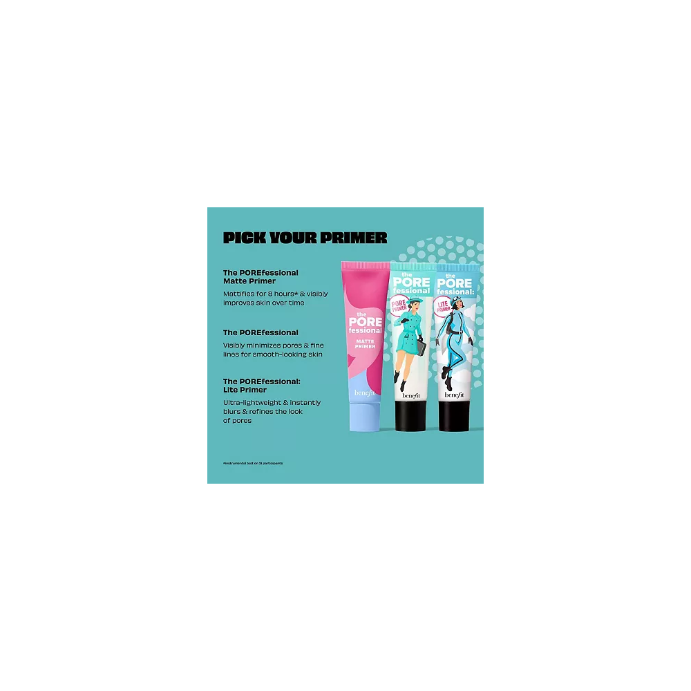 The POREfessional Smoothing face primer to minimize the look of pores