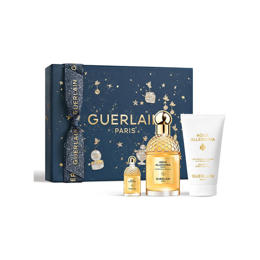 Guerlain Coffret: Aqua Allegoria Forte Mandarine Basil Eau de Parfum 7.5 ml +Shalimar Eau de Parfum 5 ml + La Petite Robe Noire Eau de Parfum 5 ml +Aqua Allegoria Forte Rosa Rossa Eau de Parfum 7.5 ml - Attenza.net