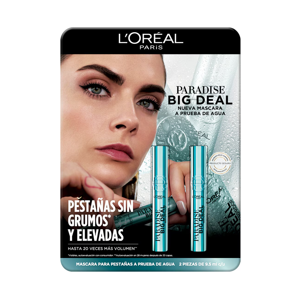 Paradise Big Deal Waterproof Mascara - Attenza Panamá