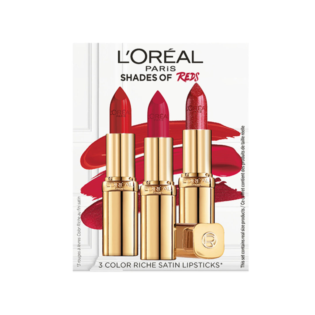 Shades Of Reds Color Riche Lipstick Trio - Attenza.net
