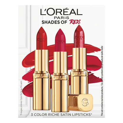Shades Of Reds Color Riche Lipstick Trio - Attenza Panamá