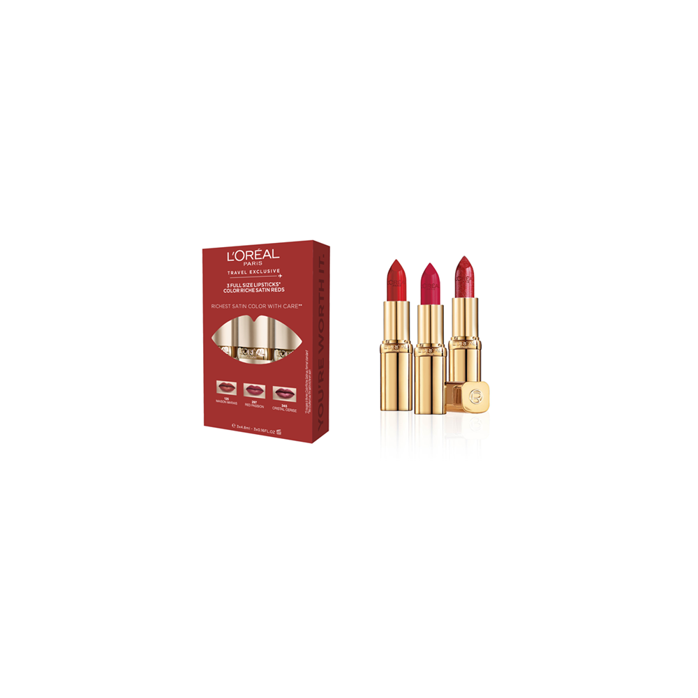 Shades Of Reds Color Riche Lipstick Trio - Attenza Panamá