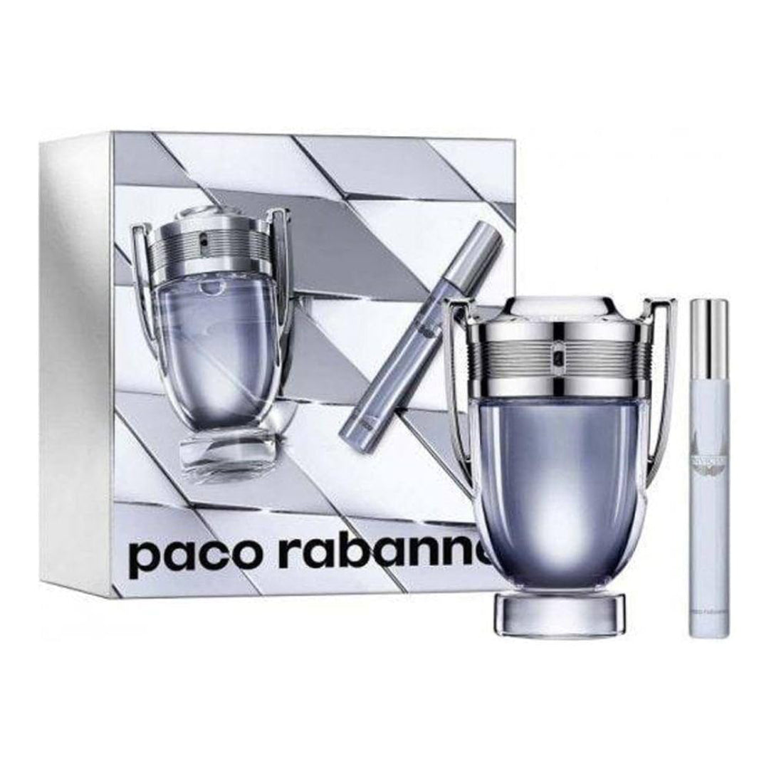 Rabanne Set: Invictus Eau de Toilette 100 ml + Invictus Eau de Toilette 20 ml. - Attenza.net