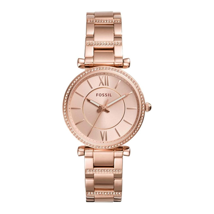 Fossil Reloj Carlie Análogo Oro de Mujer