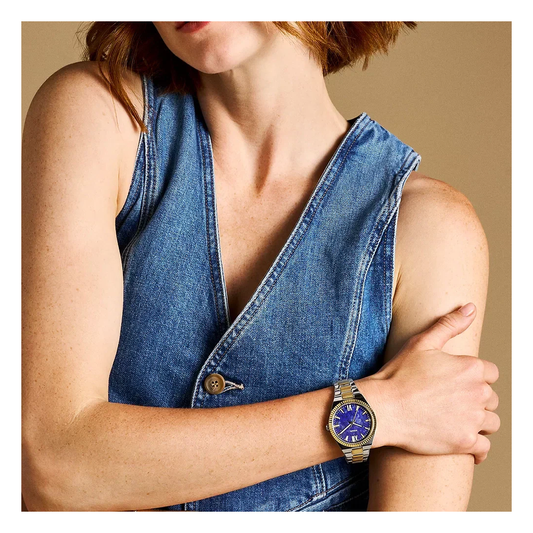Fossil Reloj Scarlette Análogo Dos Tonos de Mujer