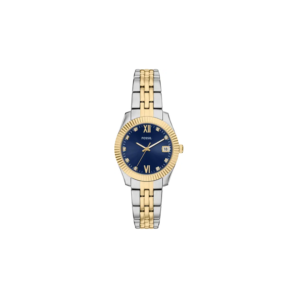 Fossil Reloj Scarlette Análogo Dos Tonos de Mujer