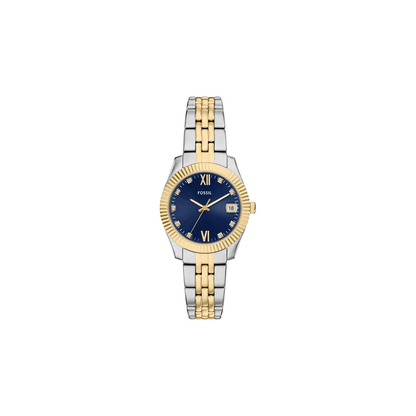Fossil Reloj Scarlette Análogo Dos Tonos de Mujer