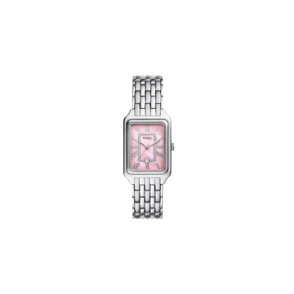 Fossil Reloj Raquel Rectangular Análogo de Mujer
