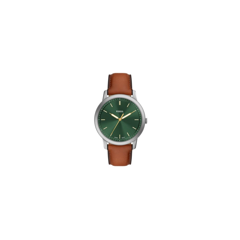 Fossil Reloj Minimalist Slim Análogo Correa de Piel de Hombre