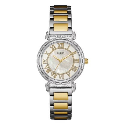 Guess Reloj Bellini Analógico Dorado de Mujer