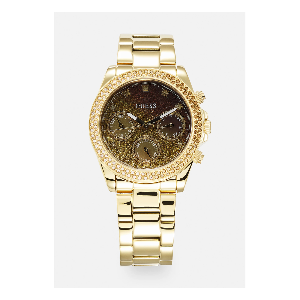 Guess Reloj Bellini Analógico Dorado de Mujer