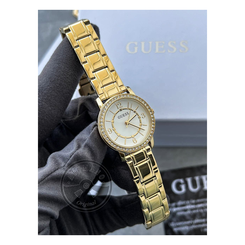 Guess Reloj Melody Analógico Plateado de Mujer