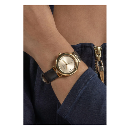 Guess Reloj Charisma Analógico Dorado de Mujer