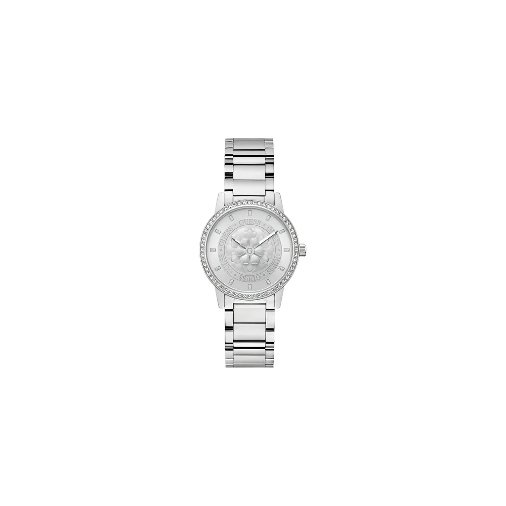 Guess Reloj Petal Analógico Negro de Mujer - Attenza Panamá