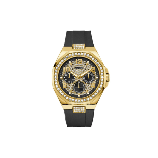 Guess Reloj Majesty Analógico Plateado de Mujer