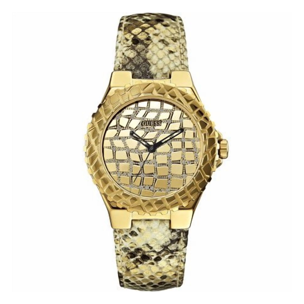 Guess Reloj Annette Oro Analógico Dorado de Mujer