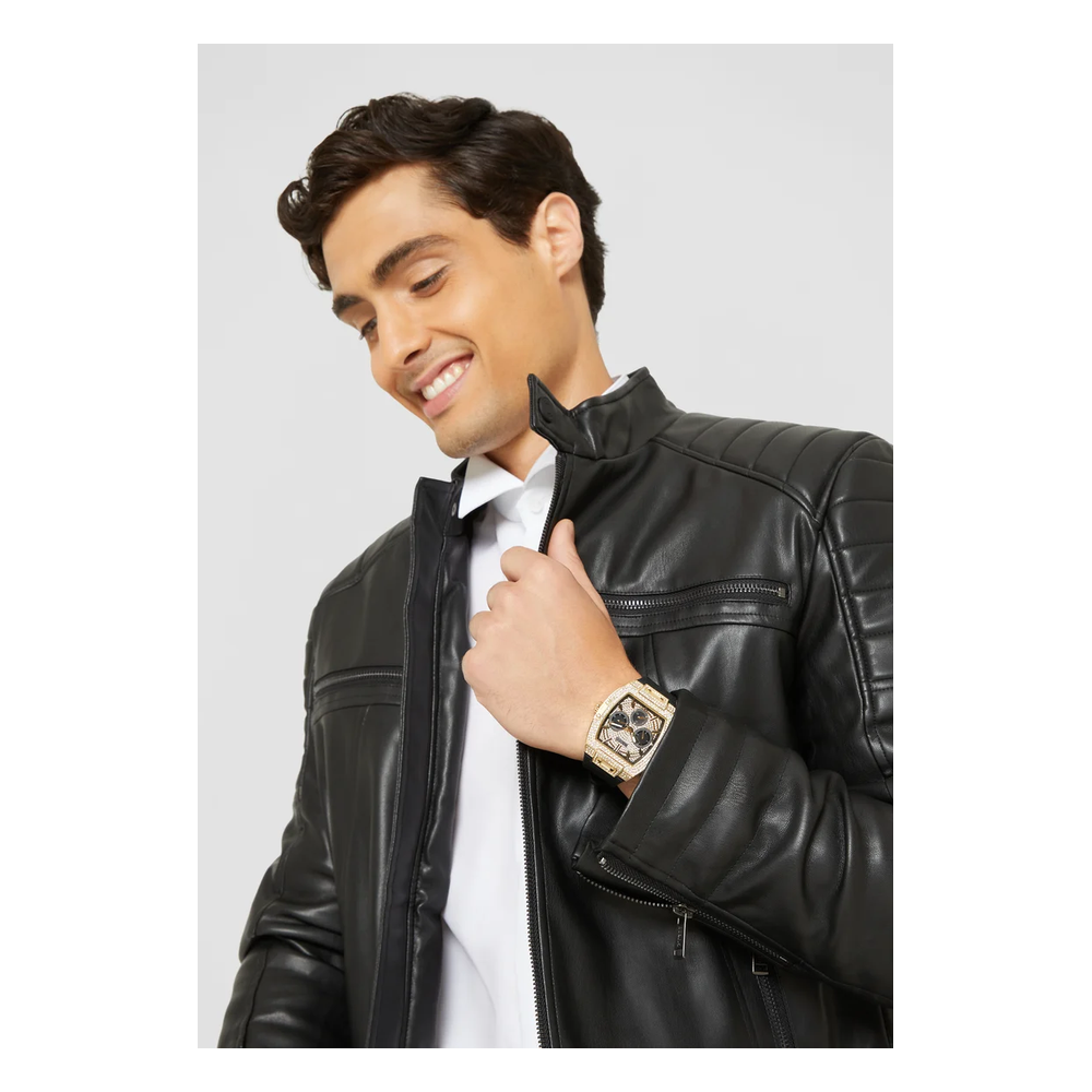 Guess Reloj Annette Oro Analógico Dorado de Mujer