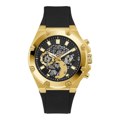 Guess Reloj Cliff Analógico Negro de Hombre