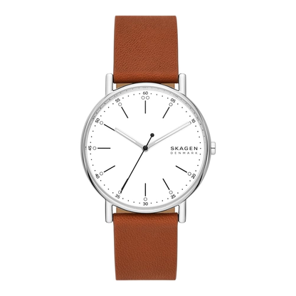 Skagen Reloj Signatur De Cuero