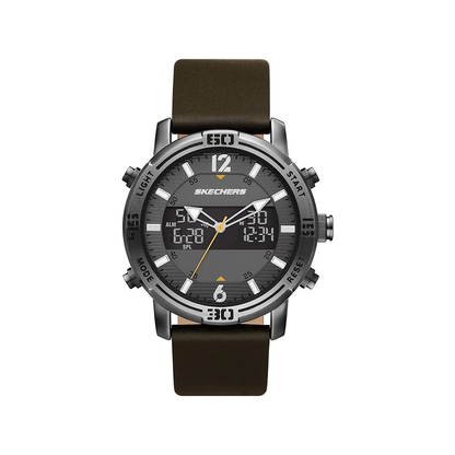 Skechers Reloj Redlands Con Correa De Cuero