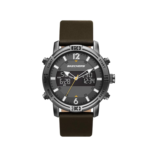 Skechers Reloj Redlands Con Correa De Cuero