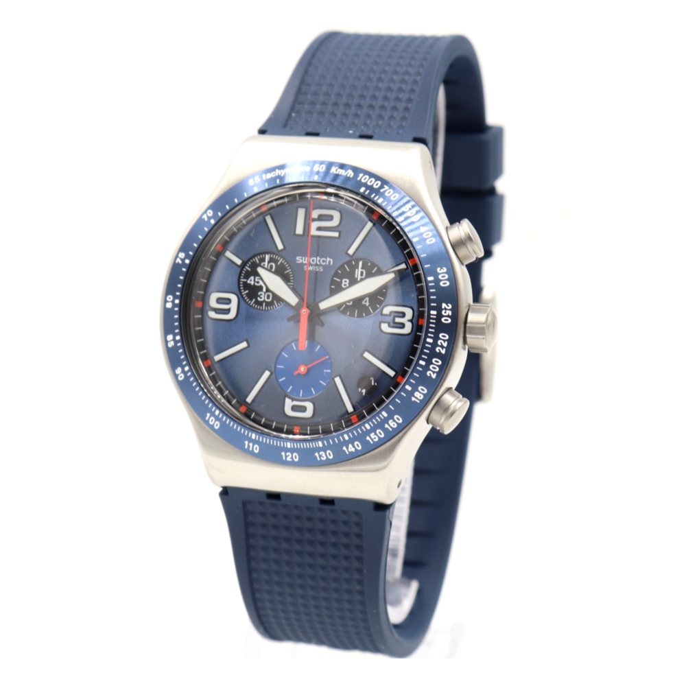 Swatch Reloj Blue Grid Irony Chrono