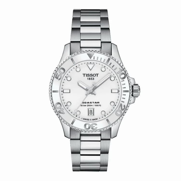 Tissot Reloj Análogo Seastar de Mujer - Attenza.net