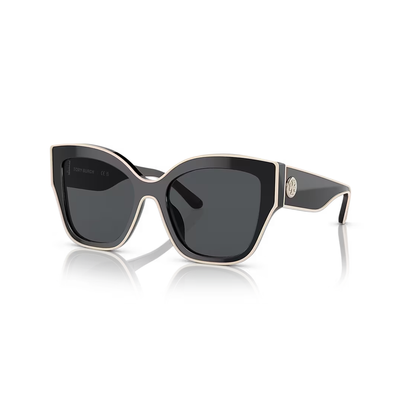 Tory Burch Lentes De Sol Negras Con Mica