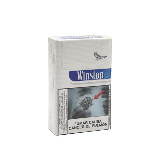 Cigarrillos Winston Blue Lights Box - Attenza.net