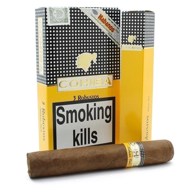 Habanos Cohiba  Robusto Petaca - Caja de 3 (5x3) - Attenza.net