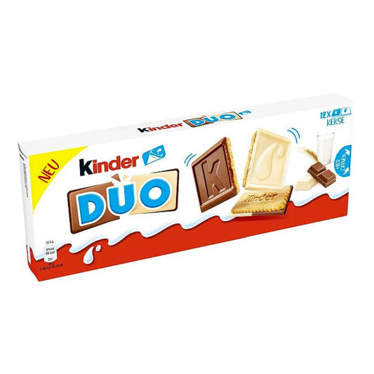Chocolates Kinder Duo Leche/Blanco Caja - 150g - Attenza.net