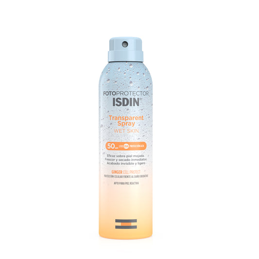 Fotoprotector Transparent Spray Wet Skin SPF50 - Attenza.net
